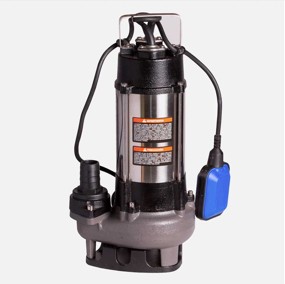 Electrobomba sumergible - Agua sucia 1.5 HP - Bercatti WQD10