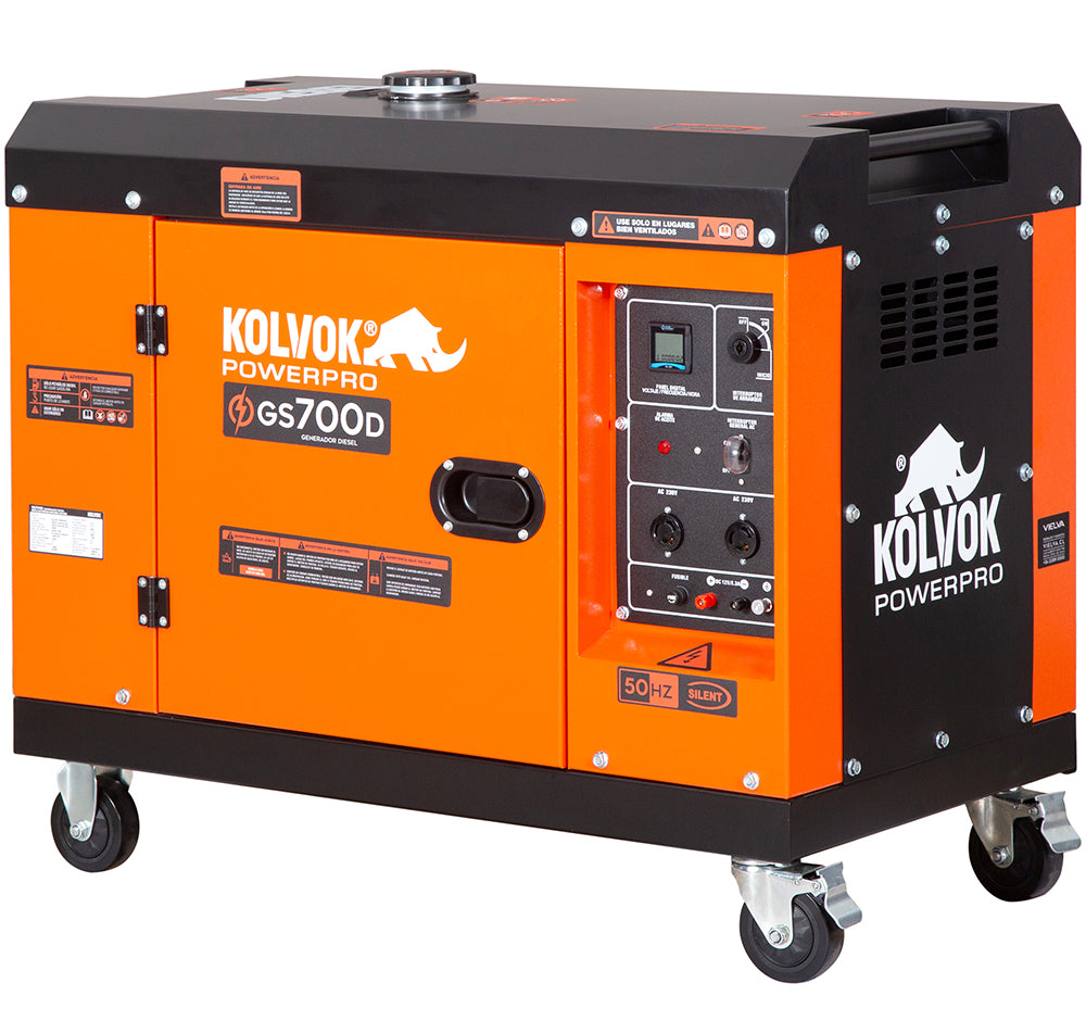 Generador eléctrico monofásico GO30D 3KVA diésel - Kolvok